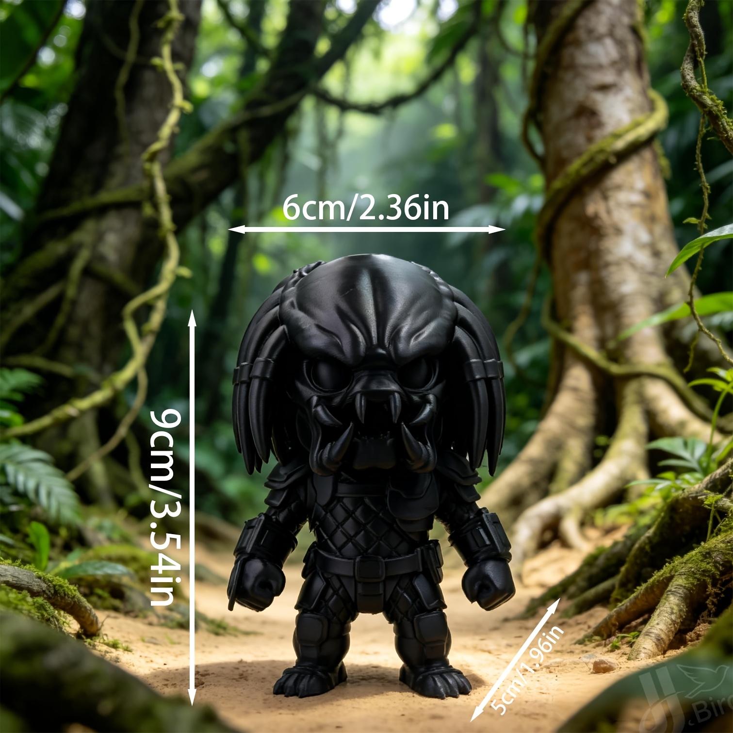 Alien Hunter Warrior Figurine, Gothic Style Collectible Hand Model, Home Bookshelf Desktop Decoration, Creative Art Display