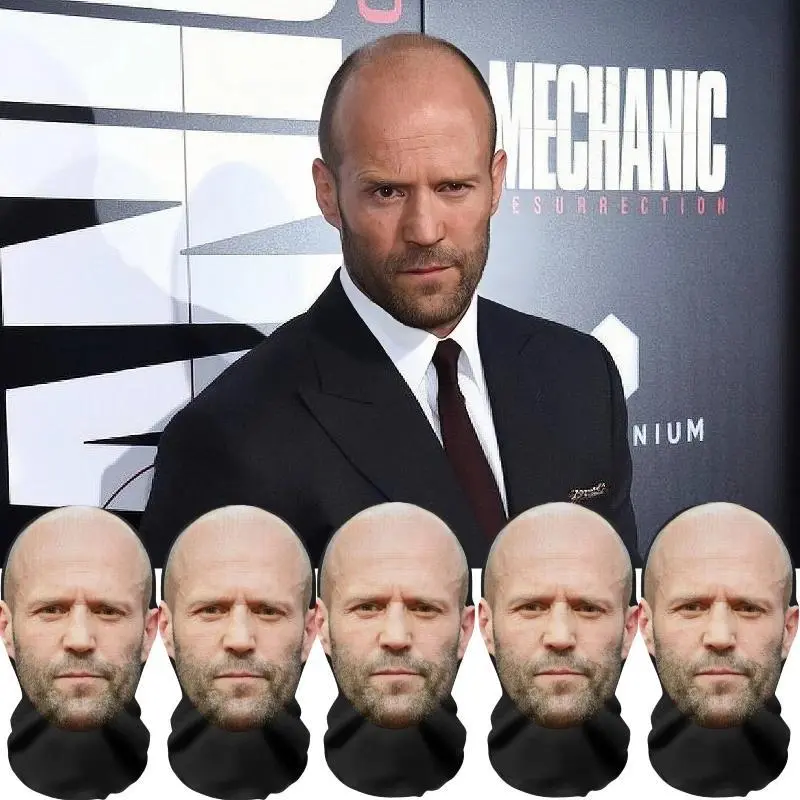 1/2/5PCs Funny 3D Elastic Realistic Celebrity Mask Visualized Masks Full Face Cosplay Balaclava Halloween Party Props Headcovers