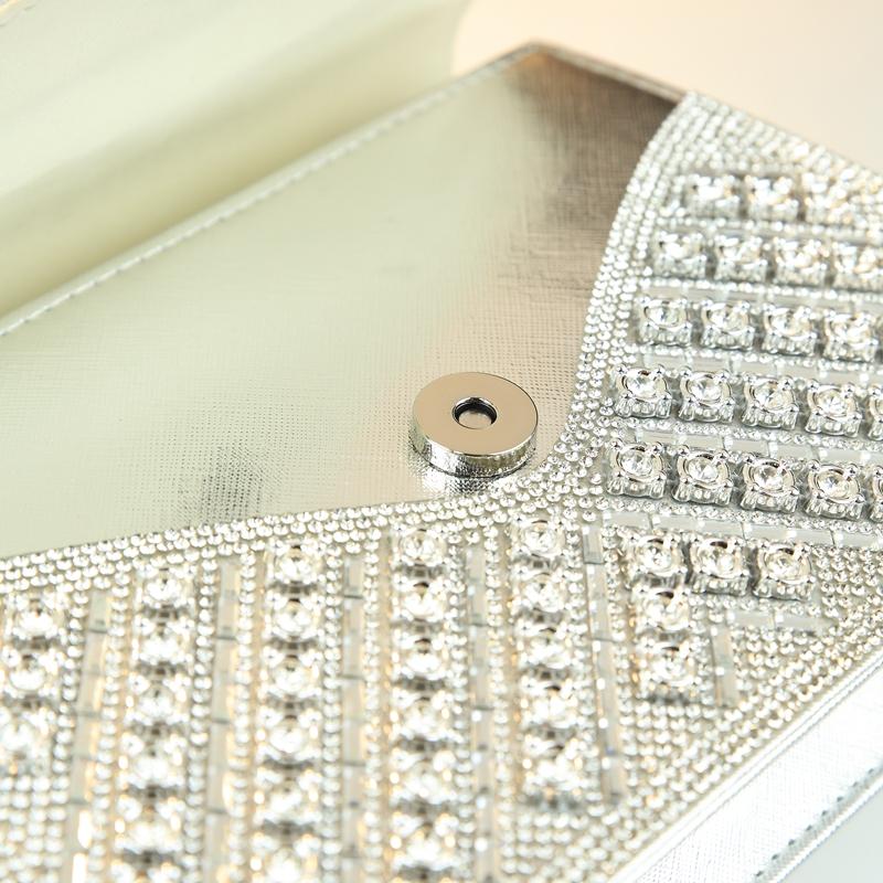 Luxury Rhinestone Handbag, Perfect for Evening Gowns, High-End Sparkling Crossbody Bag, Elegant Clutch for Special Occasions
