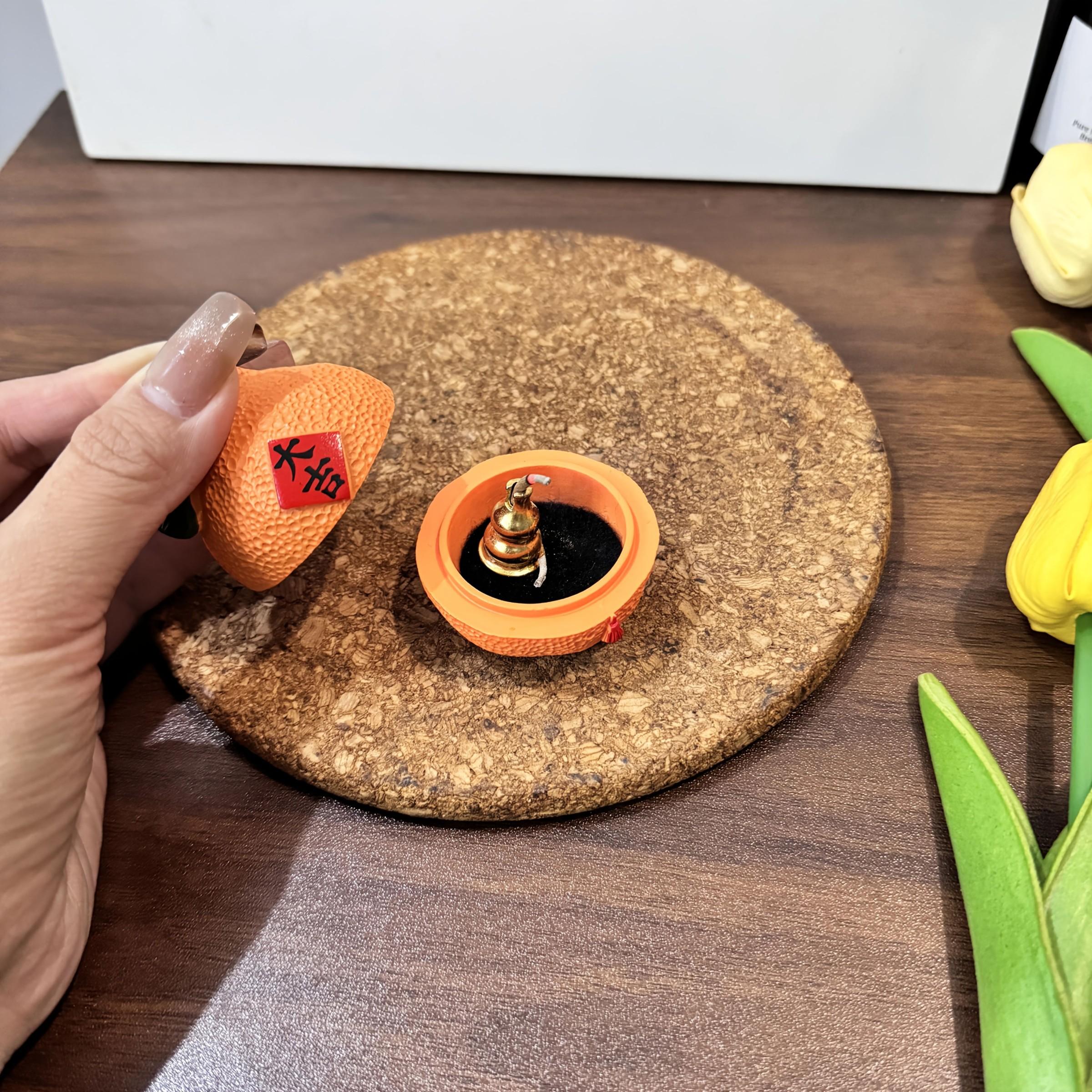 New Large Prosperity Incense Burner, Cloud Fragrance Home Use Pear Bowl Incense Holder, Sandalwood Agarwood Indoor Disk Diffuser