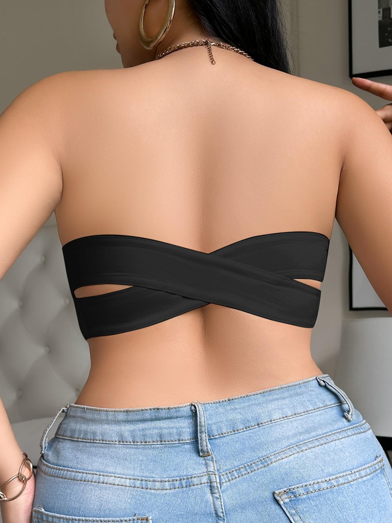 Women's Plus Size Wireless Strapless Bra, Elegant Breathable Bra, Soft Breathable Design, All-Day Support, Perfect Daily Wear, 1 Piece Pack
