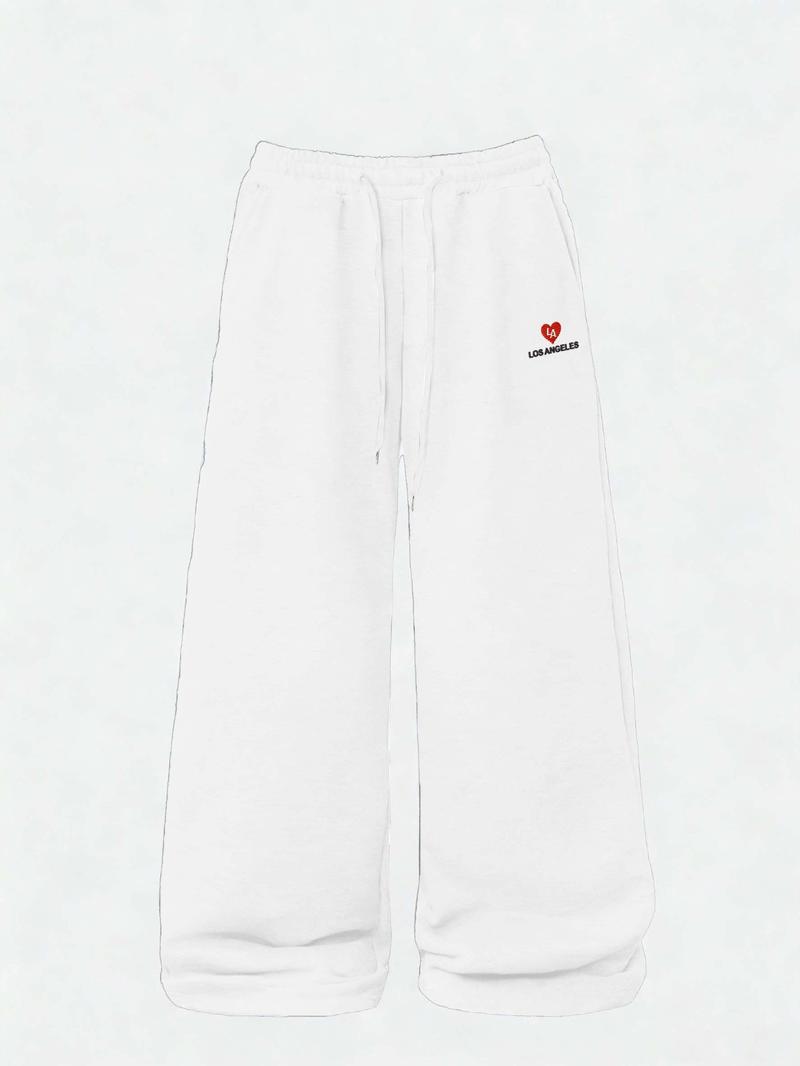 Men's Baggy Sweatpants High Waisted with Plaid Waistband, Trendy Wide Leg Lounge Pants, Casual Streetwear Joggers with Side Stripes Men's Baggy Sweatpants High Waisted with Plaid Waistband, Trendy Wide Leg Lounge Pants, Casual Streetwear Joggers with Side Stripes