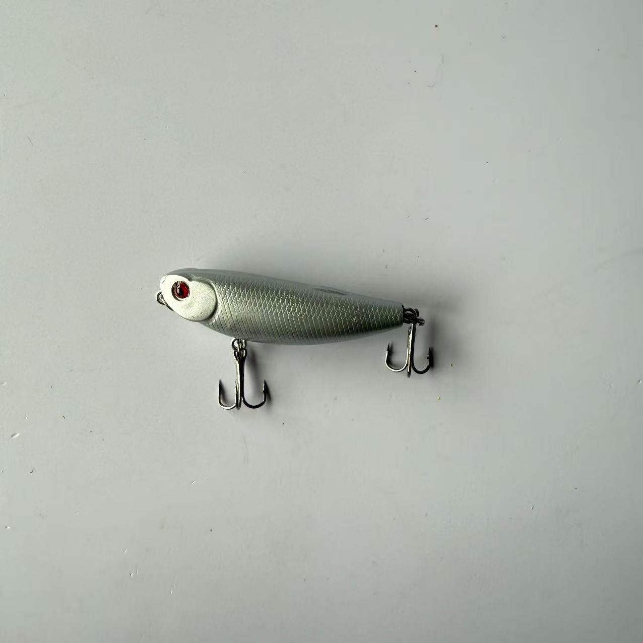 Large brand replica, popular, 1pcs, Luya bait floating water pencil words dog horse mouth trout Luo Fei white bait special kill, suitable for freshwater and seawater fishing accessories fishing gear supplies