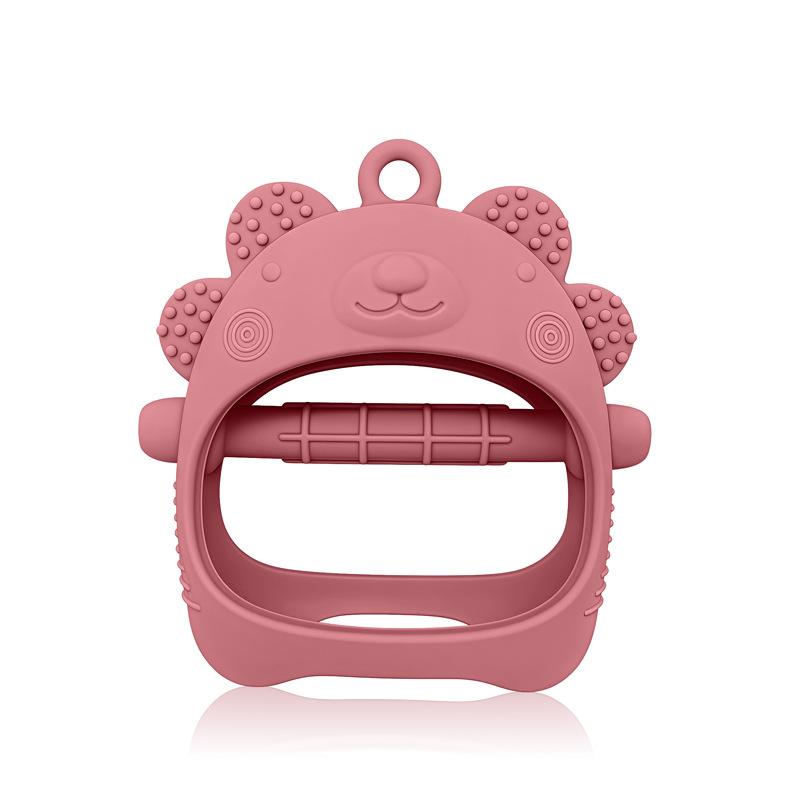 Food Grade Silicone Teething Mitten,Baby Teething Toy for 0-6 6-12 Months,  Anti Dropping Wrist Hand Teethers Baby Chew Toys for Sucking Needs, BPA Free