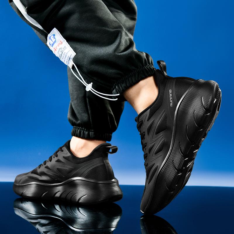 Level Up Your Casual Vibe! Men’s Chunky Casual Sneakers | 6 Vibrant Shades (36-47) | Lightweight, Shock-Absorbing & Trendy | Breathable Casual Shoes