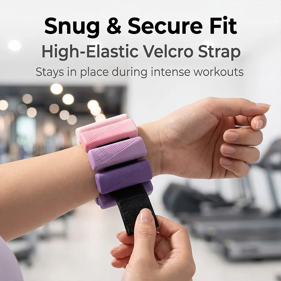Adjustable Wrist Weights, 2 Pcs 1lb (480g) for Home Workout, Dumbbell Training, Butt Sculpting, Home Gym Fitness Equipment, Adjustable Fitness Tool, Christmas Gift