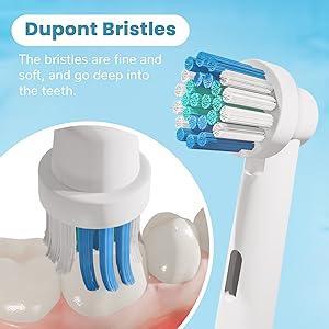 8 count Replacement Toothbrush Heads Compatible with Oral B Braun, Professional Electric Toothbrush Brush Heads Refills for Oral-B Pro 500/750/1000/1500/3000/3757/5000/7000/7500/8000