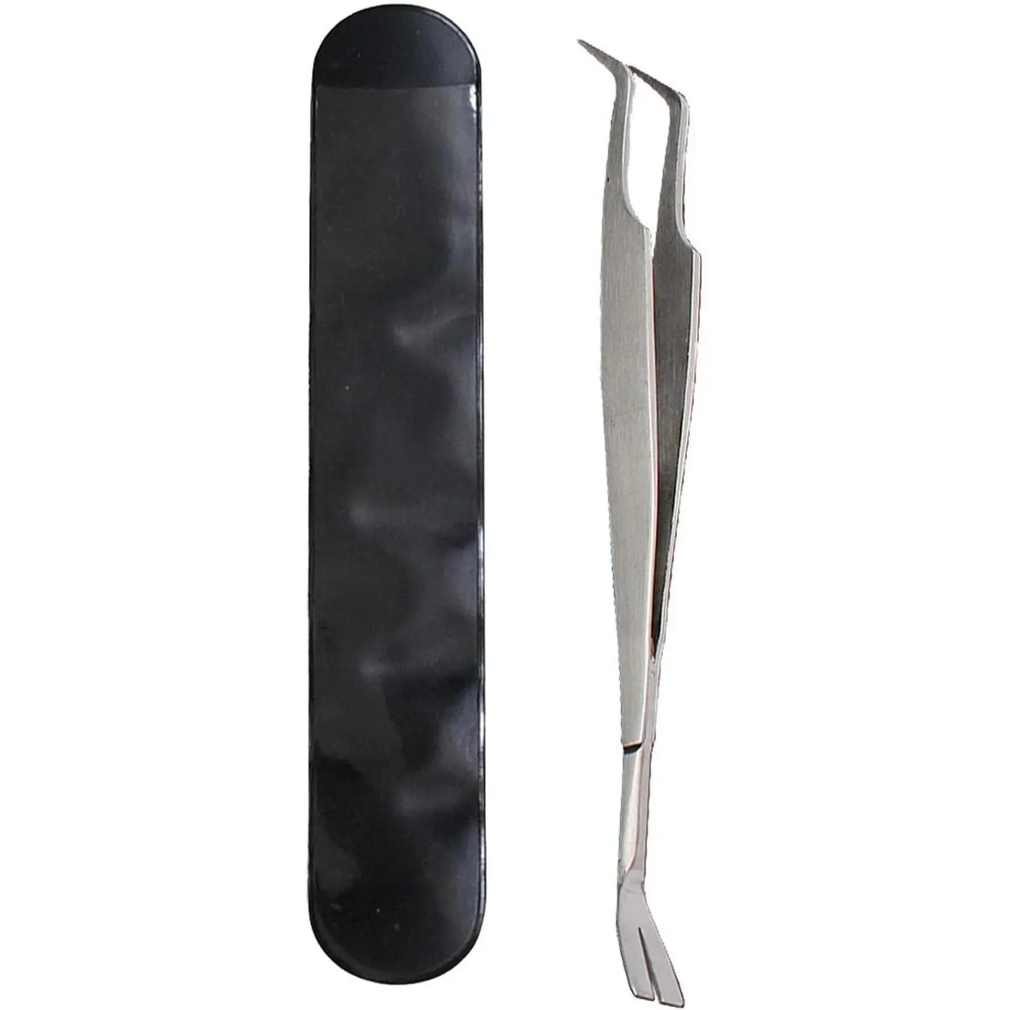 Silver 2 in 1 Tick Removal Tool for Pets, Stainless Steel Professional Tick Tweezers Ticks Remover for Dogs, Cats and Humans, Flea and Tick Control Tick Remover Tools