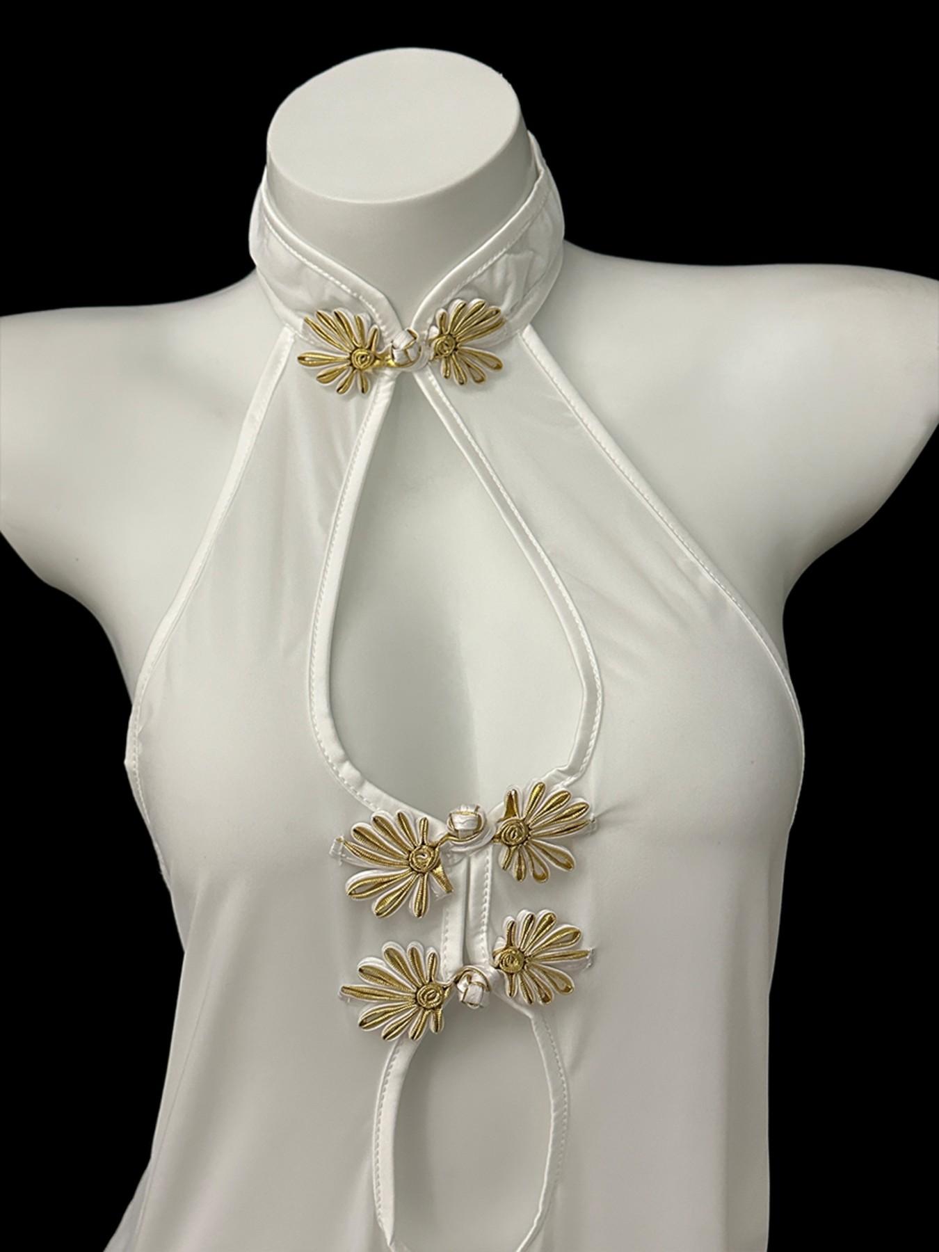 Women's Sexy Sleepwear Set, Vintage Style Lace-Up Design, Comfortable Nightgown & Bralette Combo, Perfect for Everyday Wear