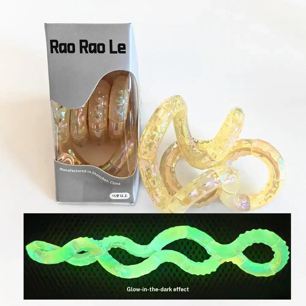 Night Light Stress Relief Toy, Focus Therapy Finger Massage, Colorful Pressure Release, Infinite Unwind Fun, Planet Twist Game