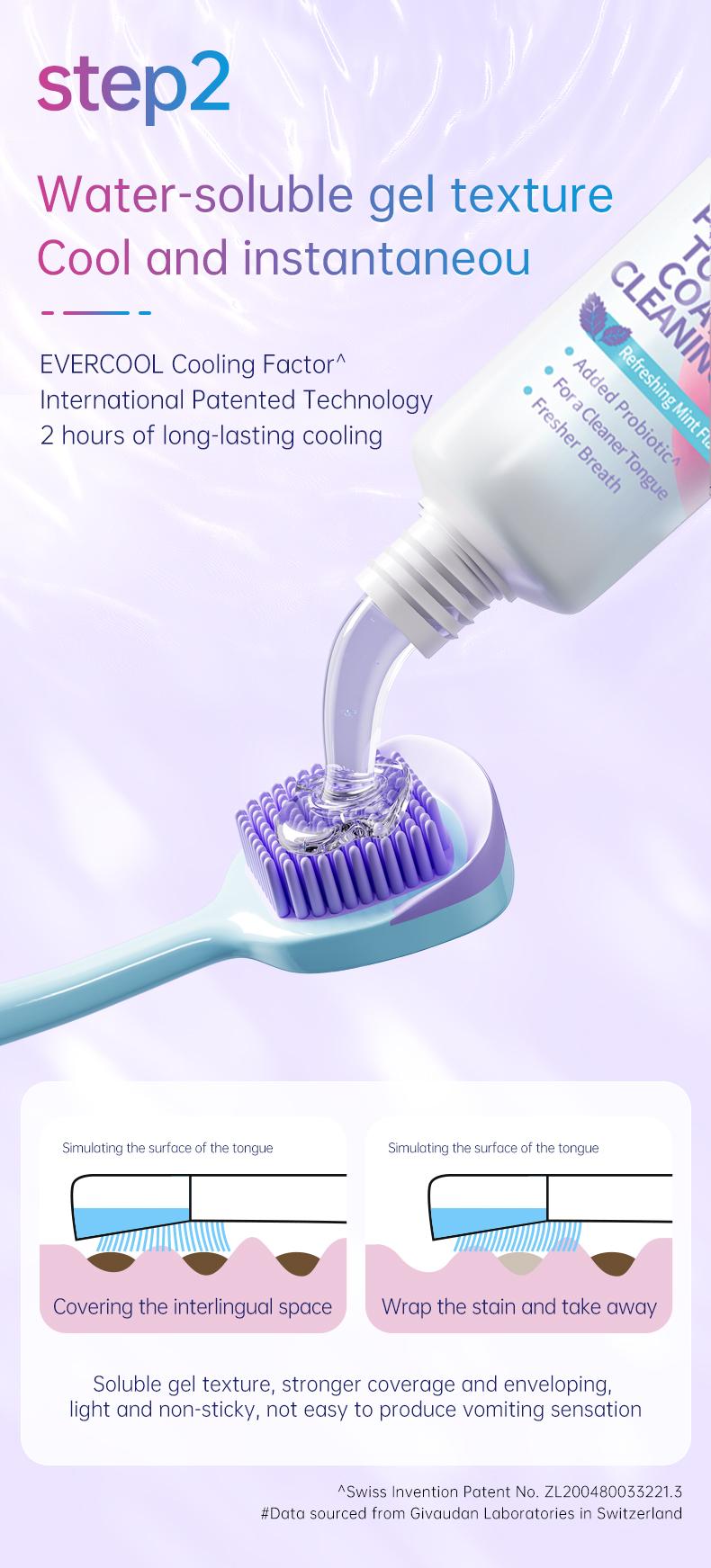 Blispring Tongue Scraper and Cleaning Gel Set | Targets Bad Breath at The Source, Ultimate Fresh Breath Routine (Scraper & Gel Bundle) Oral 1 Pcs