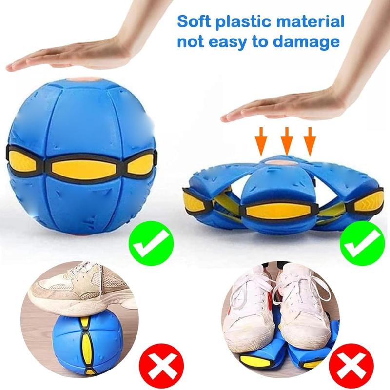 Magic Bounce Ball, Magic Flying Disc Ball, Kids Elastic Football Basketball, Sandbag Pet Toy, Parent-Child Interaction, 1 Pack