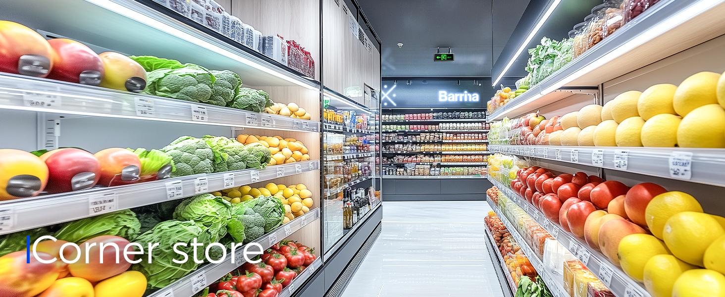 BarrinaLED T5 Shop Light 3FT, 6500K (Super Bright White), ETL Listed, Corded Electric with Built-in ON/Off Switch, 6 Packs