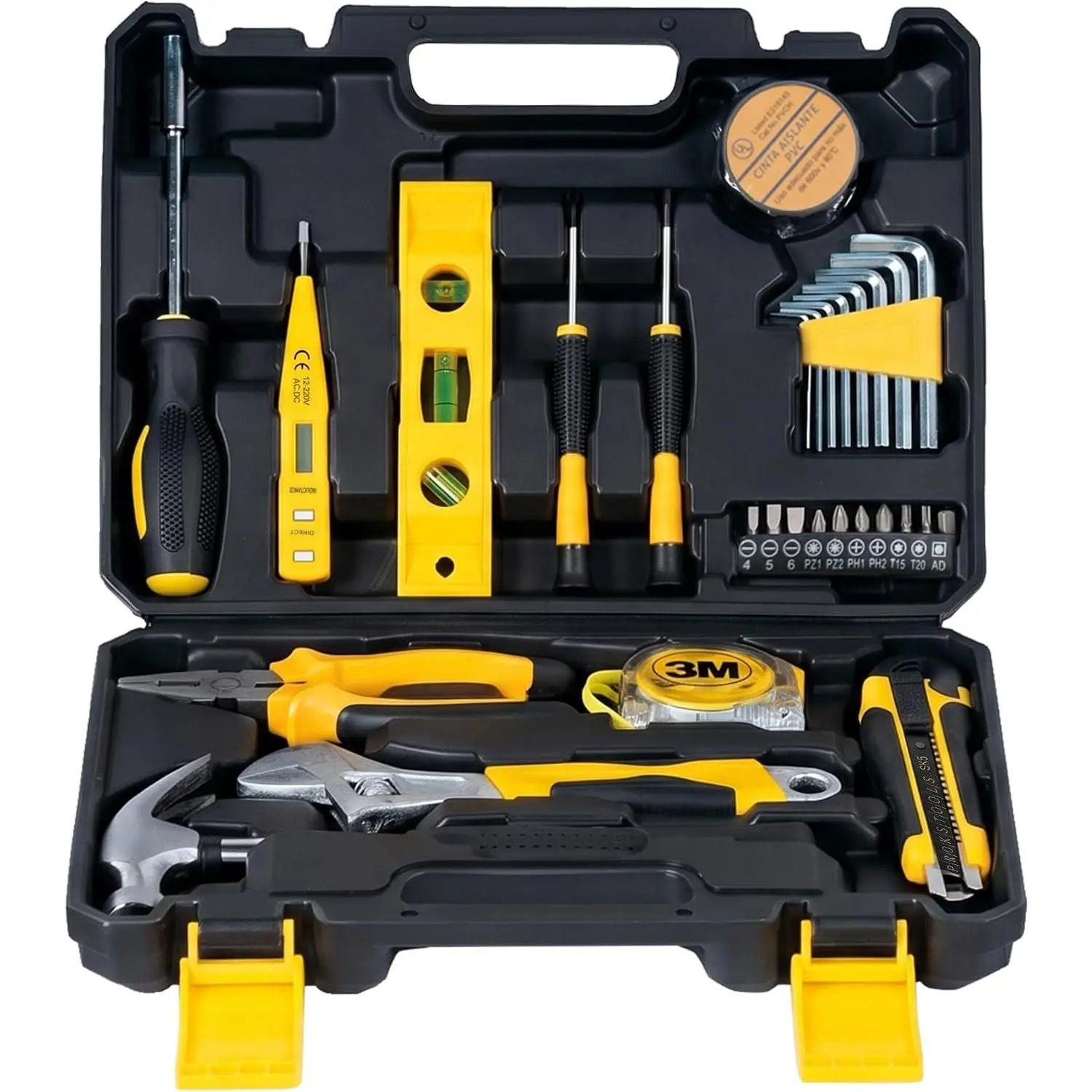 Basic Home Tool Set Household Tool kit for General Repair 13 Pcs