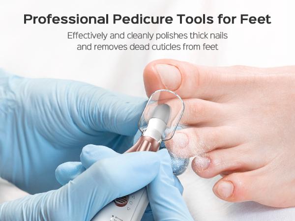 COSLUS Electric Callus Remover: 5-in-1 Multifunctional, Upgraded Sapphire Grinding Wheel, Portable Foot Care Tool, Waterproof Foot Grinder, Rechargeable Foot Care Kit.Effectively Removes Dead Skin,Hard Skin,Dry Calluses,Thick Nails,Stubborn Foot Corns,Diy