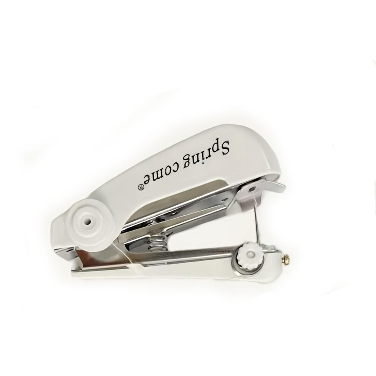 Portable Mini Sewing Machine, Handheld Manual Easy Sewing, Home Portable Tailor Machine, Small Sewing Machine with Threader and Thread