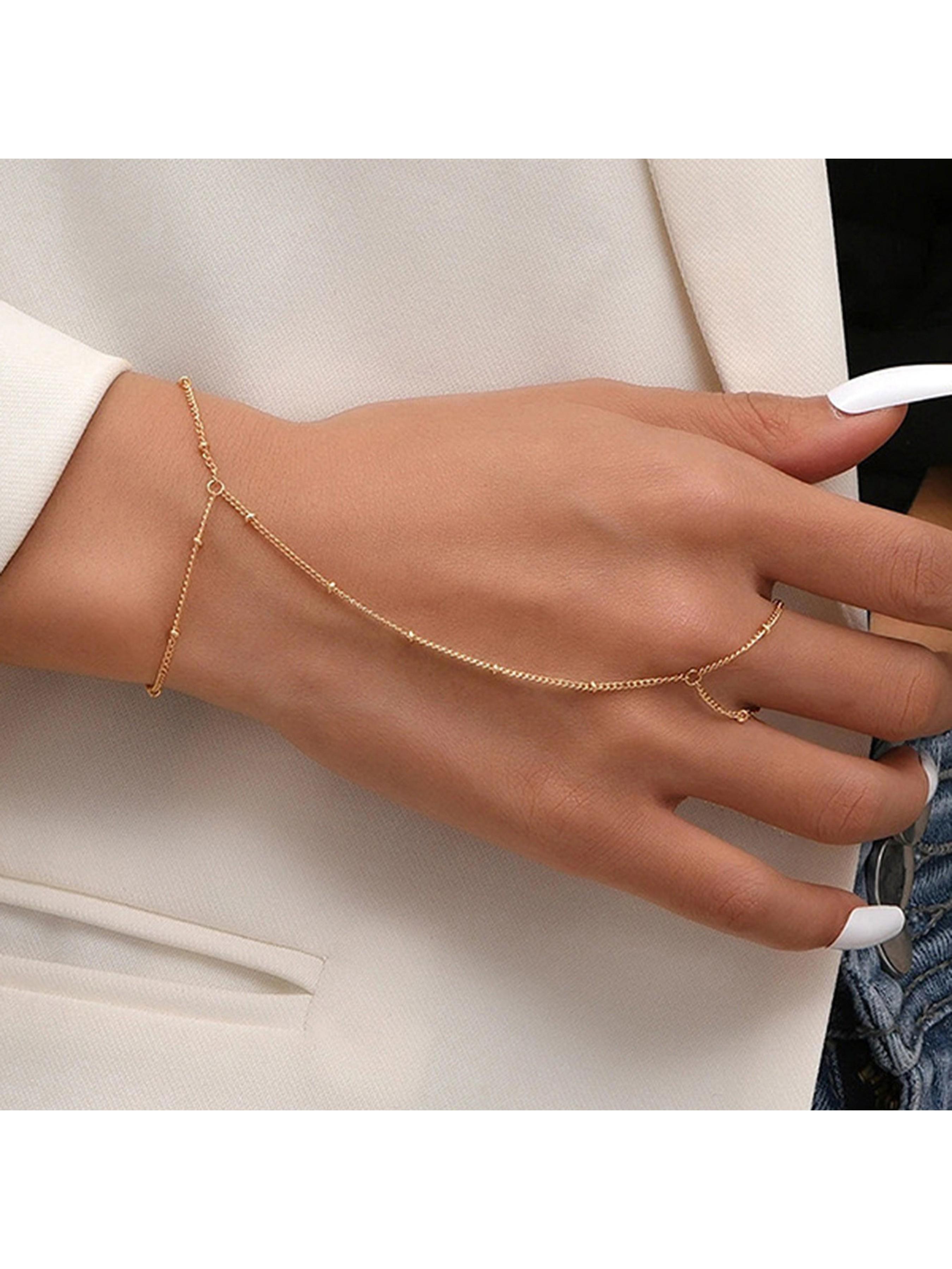 Women's Boho Minimalist Jewelry Set, Stainless Steel & Crystal Beads Design, Ideal Gift for Beach Vacation Music Festivals Parties