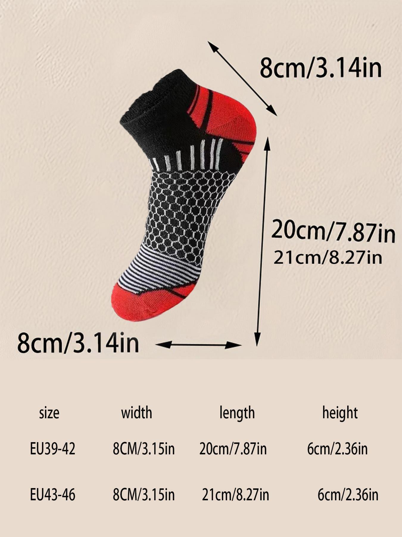 Men's Colorblock Low Cut Socks, Casual Comfy Breathable Socks for Daily Wear, Men's Socks for All Seasons