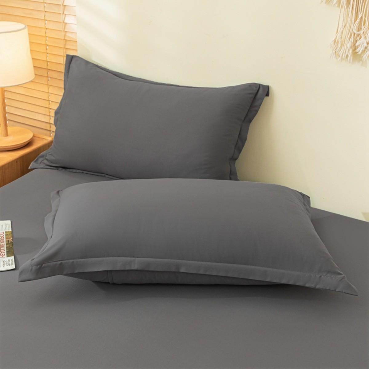 3pcs Solid Fitted Sheet Set, Elastic Non-Slip Full Coverage Mattress Protector, Deep Pocket Design, Soft Breathable Skin-Friendly Bedding, Wrinkle-Free Hotel Style Sheets