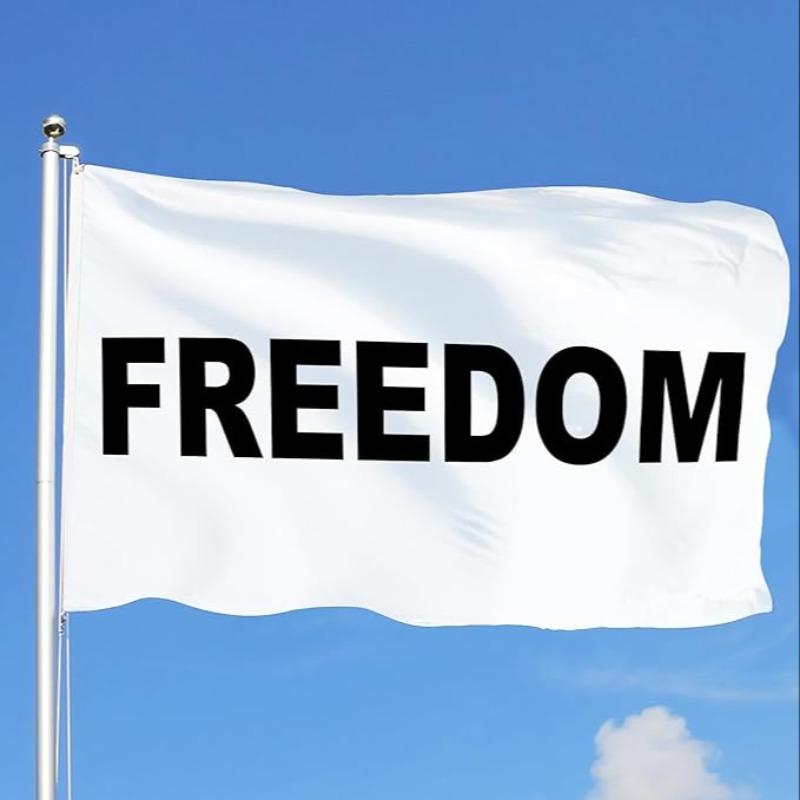 American Patchwork Freedom Flag, Freedom Theme, Perfect Decorative Flag for Outdoor, Balcony, Yard, Indoor, Dormitory, Ideal for Those Who Love Freedom