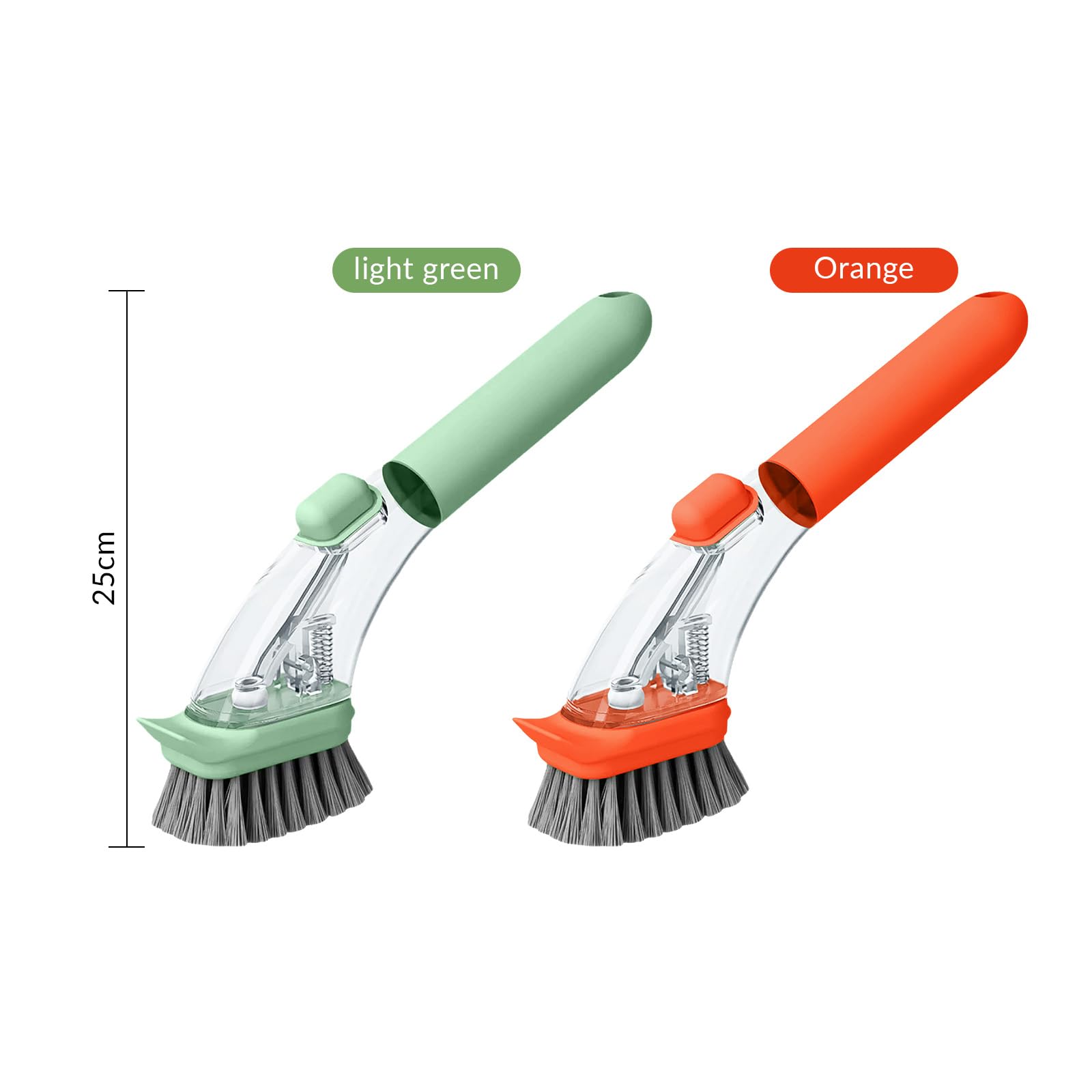2-in-1 Long-Handled Wonder Pot Scrubber, Automatic Liquid-Dispensing Pot Scrubber for Lazy People, Cleaning Brush, Multi-Functional Pot Scrubber