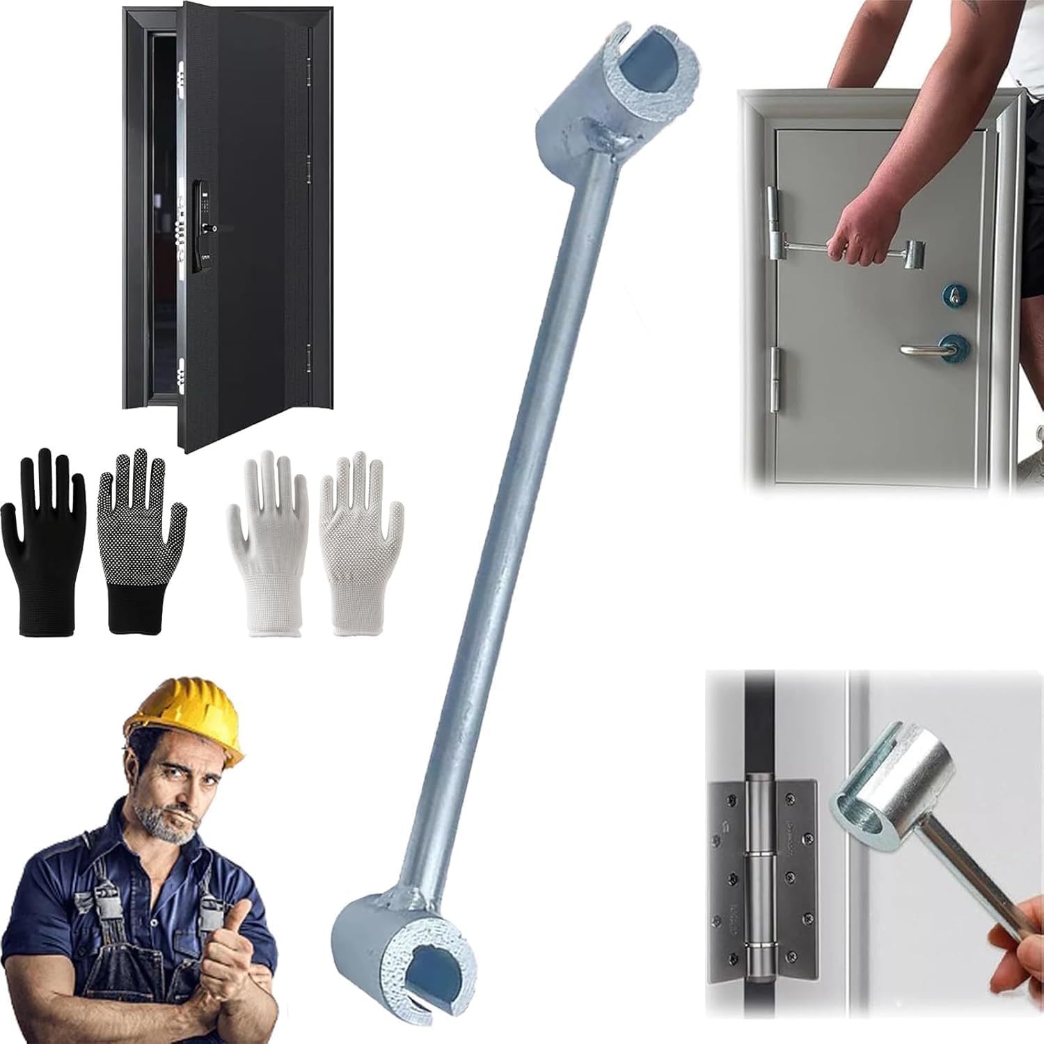 Hinge Hole Adjustment Wrench,Universal Hand Tool for Home & Office Use,Adjustable Hinge Hole Opener,14-25mm Hinge Repair Tool,Hand Tools,Hardware,Adjustable Door Hinge.