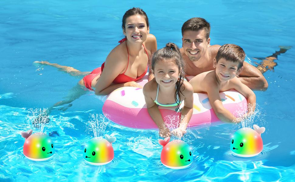 Whale Pool Toy, Rechargeable Pool Fountain Toy , Water Spray Toy with Light for Kids, Water Toy, Waterproof Swimming Toys Sprinkler for Kids, Birthday Christmas Halloween Gifts Whale Pool Toy, Rechargeable Pool Fountain Toy , Water Spray Toy with Light for Kids, Water Toy, Waterproof Swimming Toys Sprinkler for Kids, Birthday Christmas Halloween Gifts