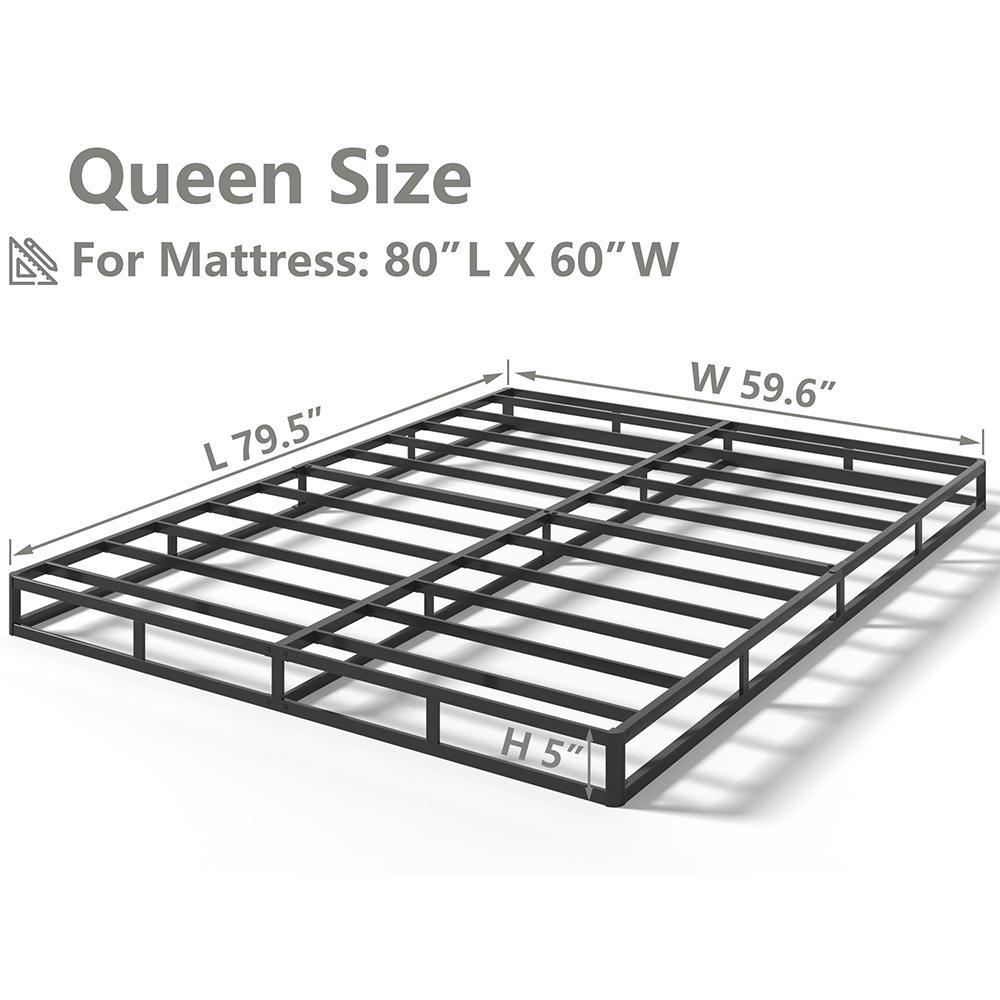 Edenza-Queen Box Spring 9 Inch5 7 9 box spring, Heavy Duty Mattress BoxSpring Foundation, Sturdy Queen Box Springs for Bed with Fabric Cover Set, Easy Assembly, Noise Free fabric cover set