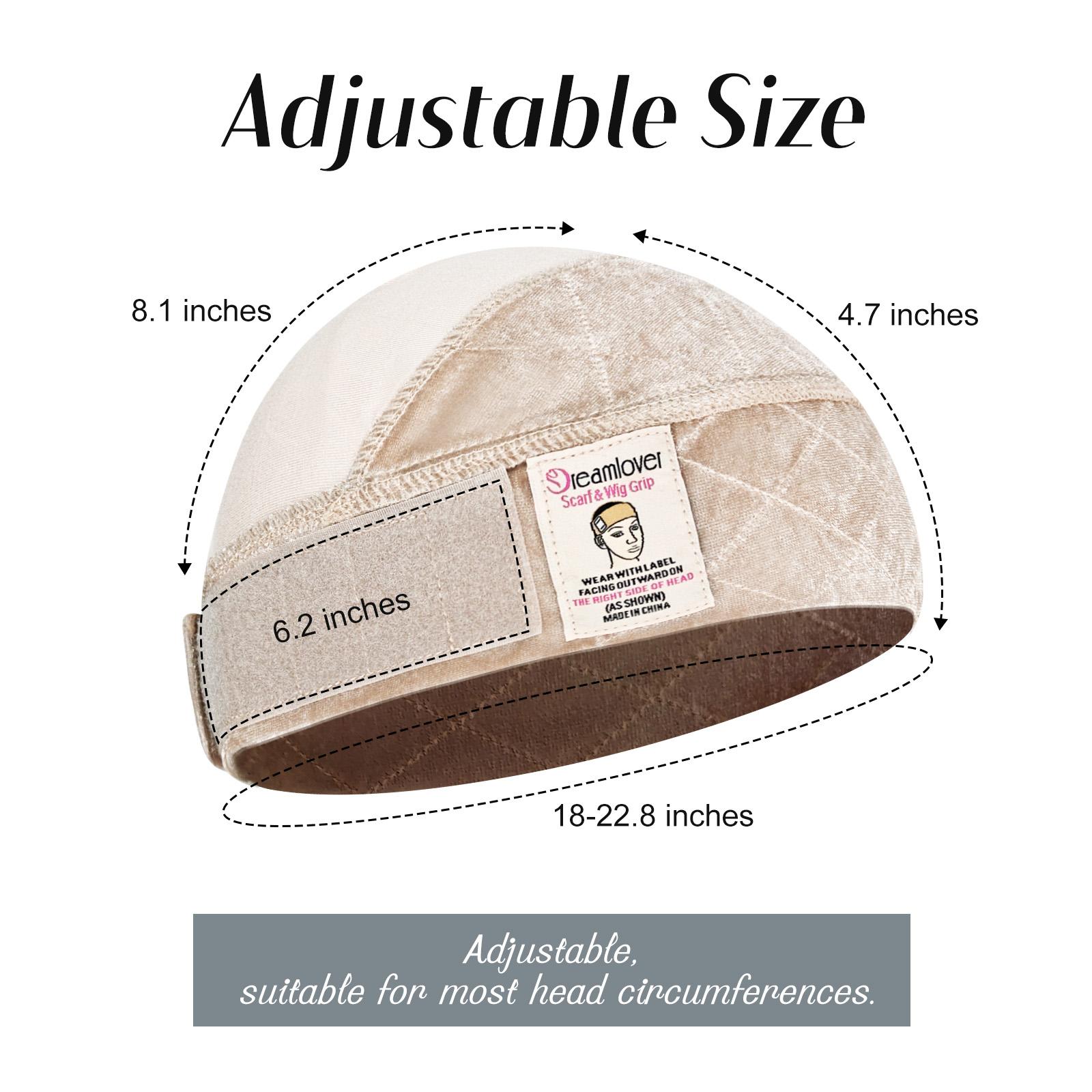 Dreamlover 2-in-1 Non Slip Wig Caps with Velvet Wig Grip Band for Women, Wide Wig Grip Cap for Glueless Wigs SpringStatements