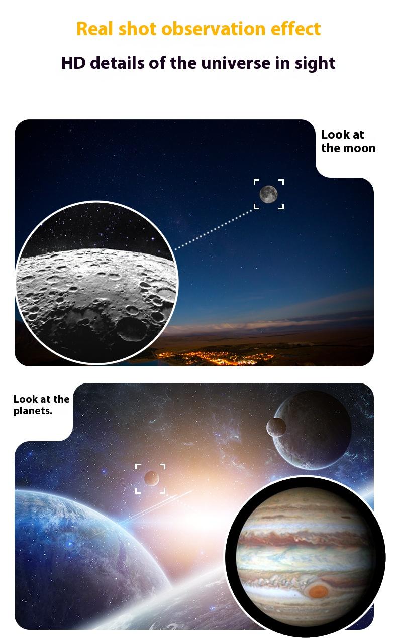 500x 90mm Aperture Refractor Mount Astronomical Telescope High Definition Magnification For Beginners Kid Adults Gifts outdoor camping travel Thanksgiving, Christmas, New Year gift