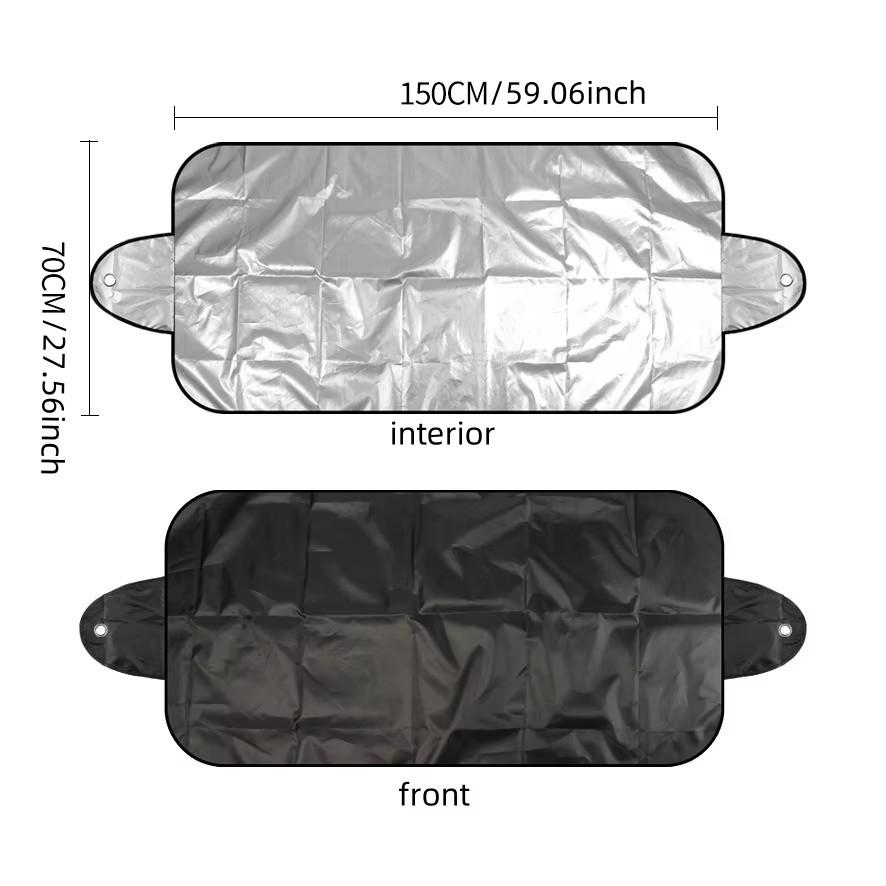 Foldable Car Sunshade Windshield Protector, Protects Snow, Sunlight, Rain, Easy Installation and Removal, Essential Car Accessory