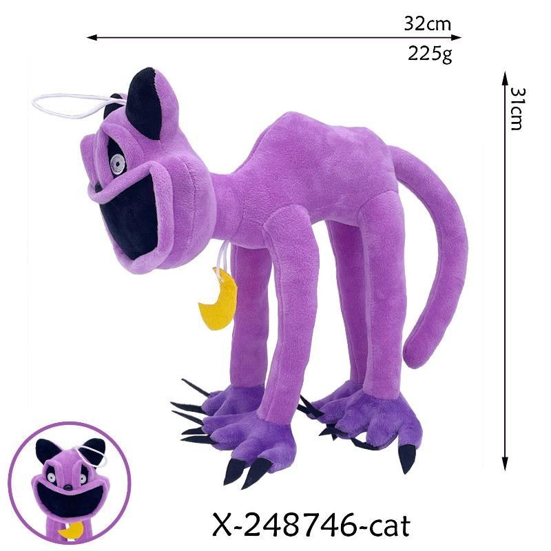 Creepy CatNap Monster Plush Dolls, Sound‑Free Scary Toy for Game Fans monkey
