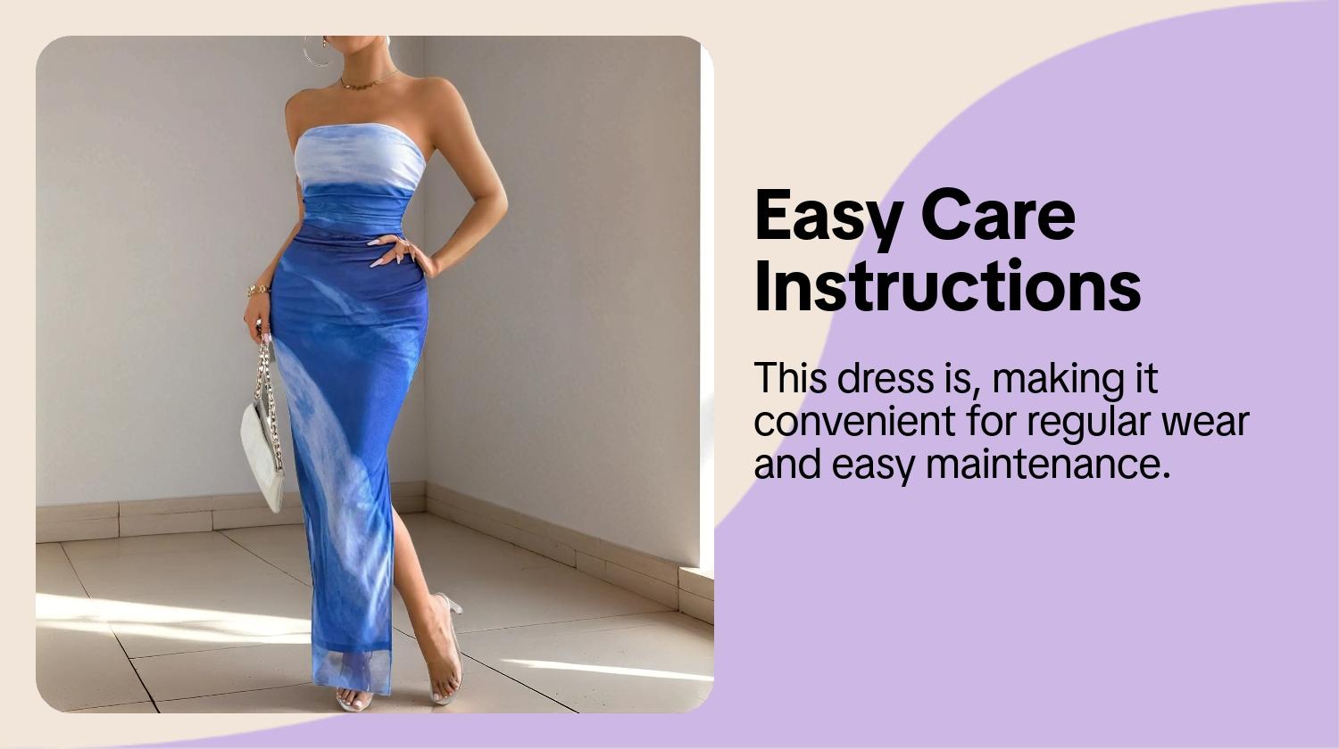 Women's Ruched Tube Dress, Elegant Strapless Dress for Party and Evening, Ladies Clothes for All Seasons