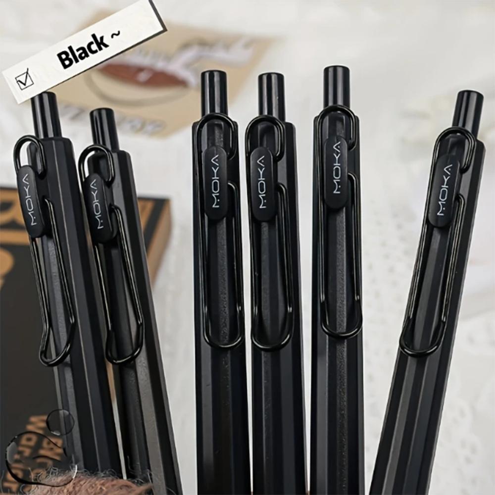 Warrior Pen Set of 6, Smooth Writing, Durable Plastic 0.5mm Tip, Ideal for School & Office Use, Perfect Daily Task Tool