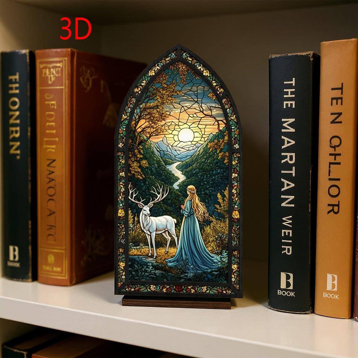 3D Aelin Throne of Glass Book Nook, Fantasy Bookshelf Decor, Book Series Decor, Book Lover Gift, Bookish Merch, Decorative, Candles Not Included