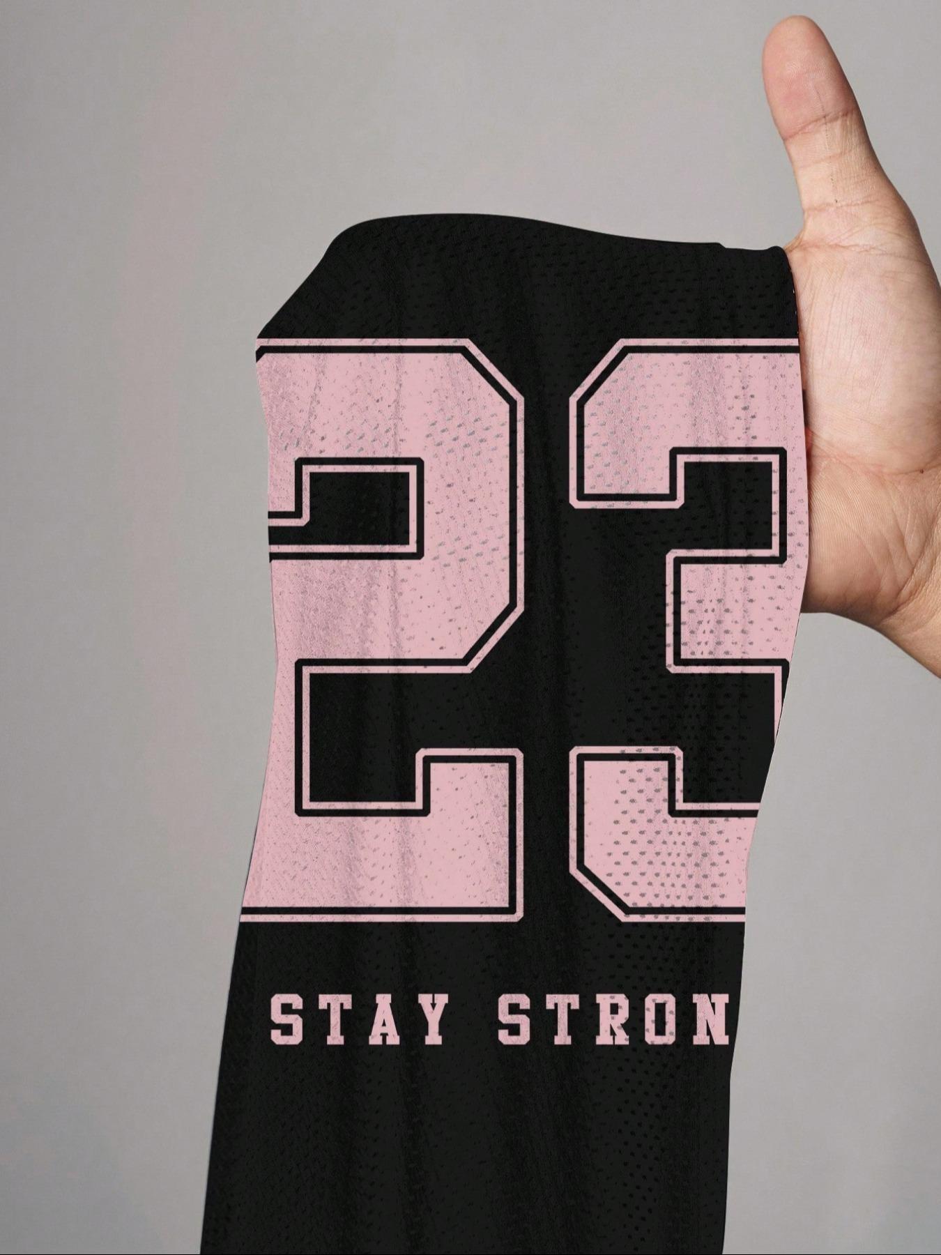 Y2K 23 Number Print Mesh V-Neck T-Shirt, American Retro Style, Breathable Sport Top, Multiple Colors Available, Loose-Fitting, All Seasons