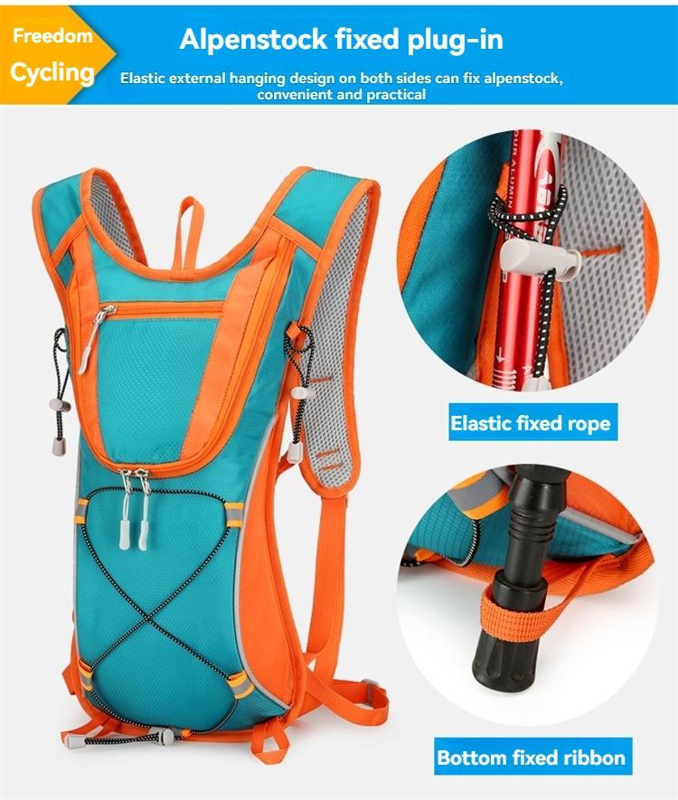 Lightweight Outdoor Cycling Backpack, Large Capacity Waterproof Hiking Climbing Bag, Breathable Comfort Sports Travel Shoulder Pack