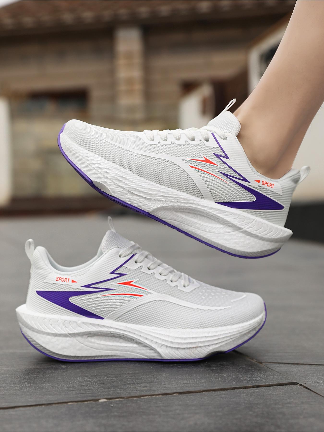 Men's and Women's Super-Light Sporty Running Shoes, Outdoor Running Sneakers, Enhanced Cushioning and Foot Support Athletic Shoes for Long Distance Runs