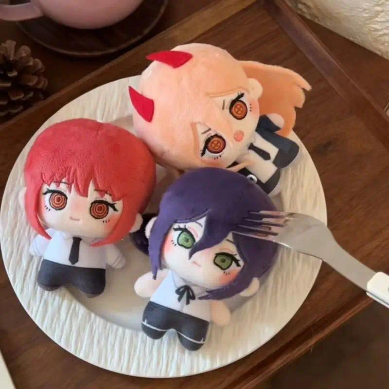 Anime Chainsaw Man Reze Cosplay Unisex Soft Plush Doll Toy, 10cm Cute Stuffed Cartoon Toy, Ideal Birthday Gift for Anime Fans, Collectible Toys