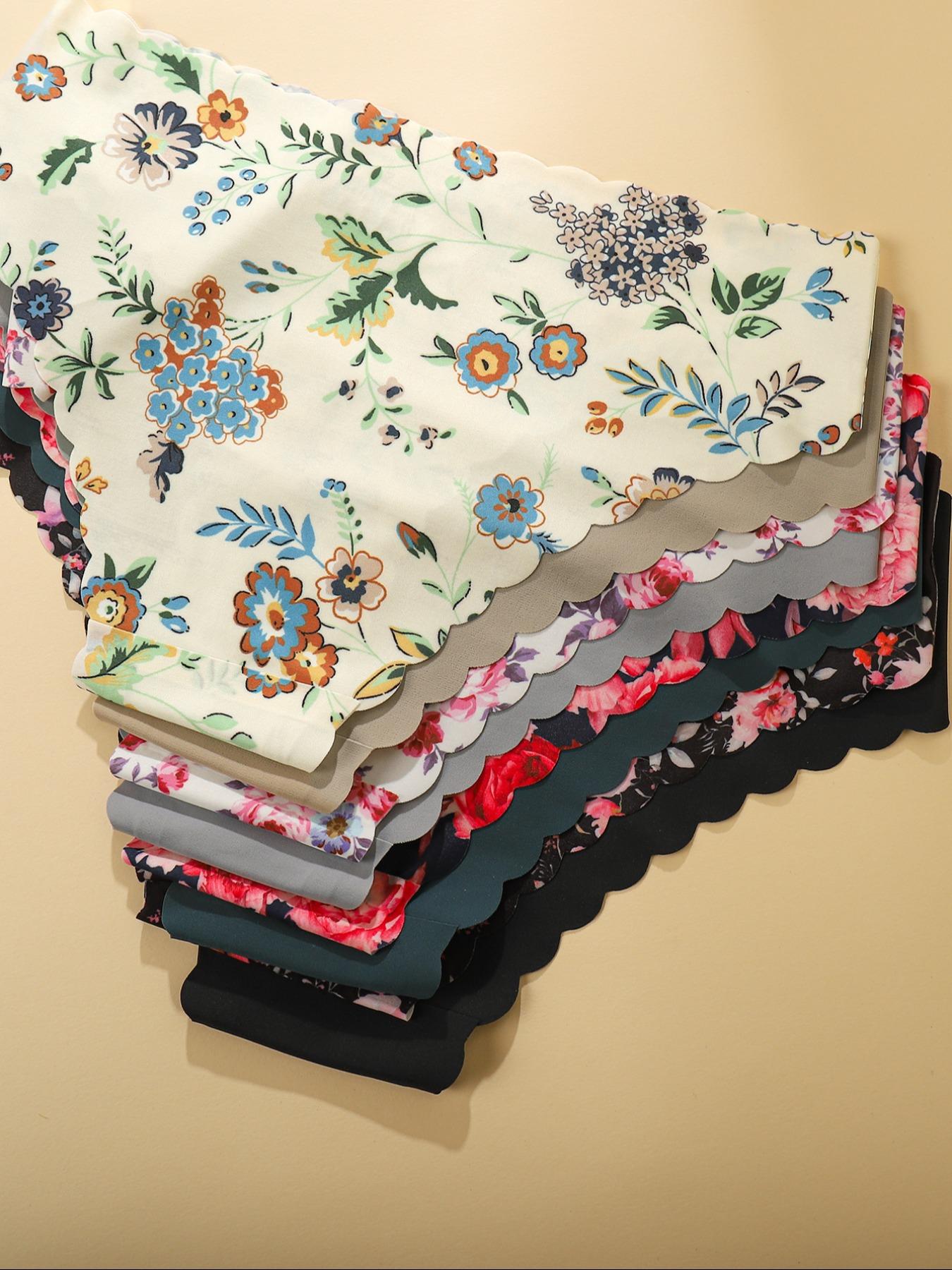 Women's Leopard Print Panties Set, Breathable & Lightweight Design, Seamless No Show, Natural Waist Comfort Fit, All-Seasons Wear, Pack of 8