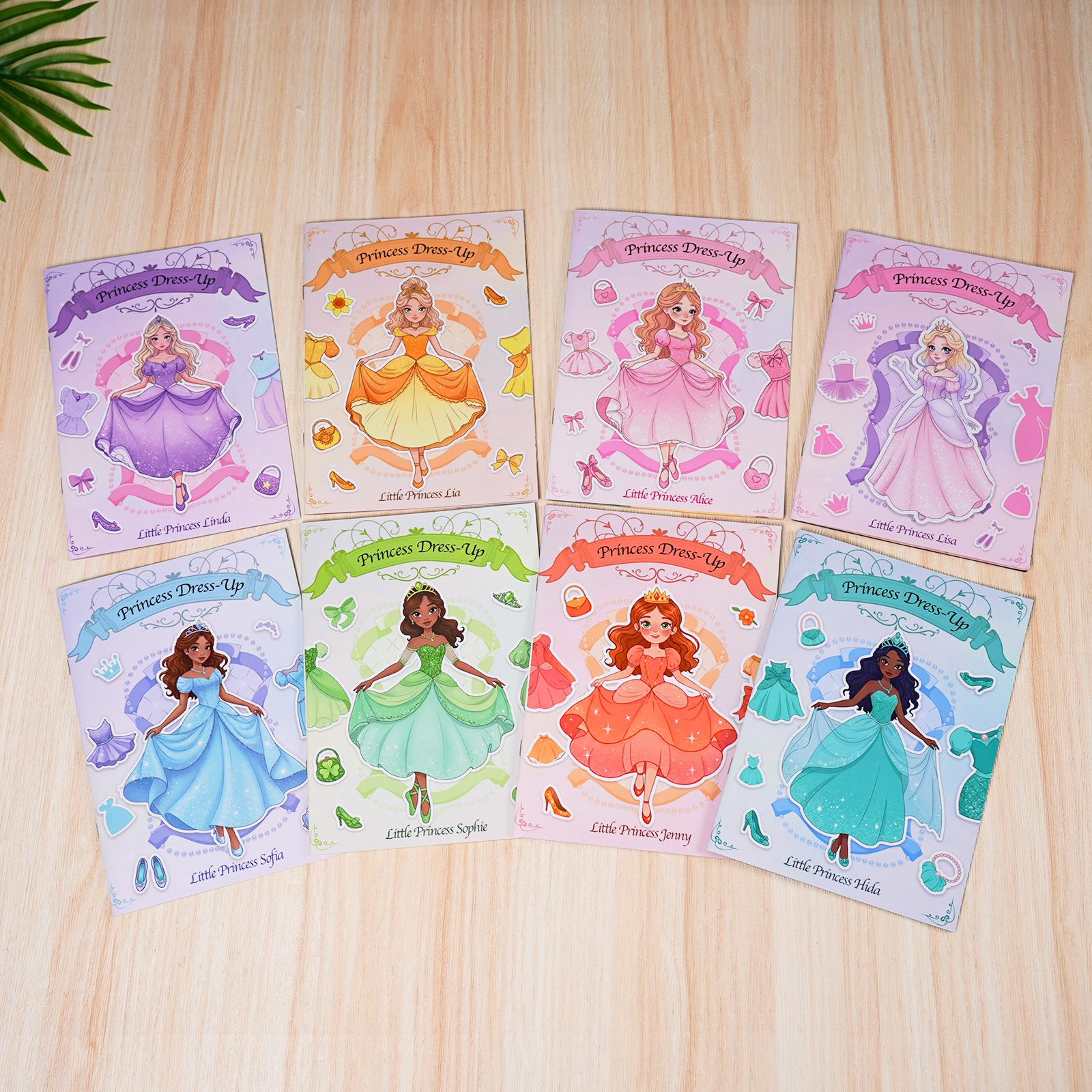 Princess Sticker Book for Kids – Magical Dress-Up and Fairy Tale Scene Sticker Fun