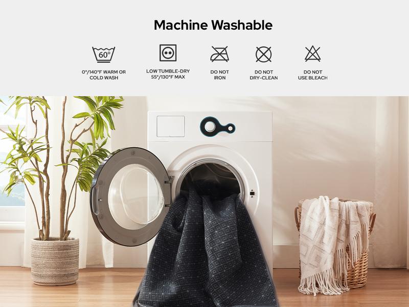 【BEDLORE】4-Grid Pattern Waterproof Fitted Sheet Mattress Protector, Soft & Breathable Fabric with Elastic Deep Pockets, Machine Washable, Ideal for Bedroom & Home Use