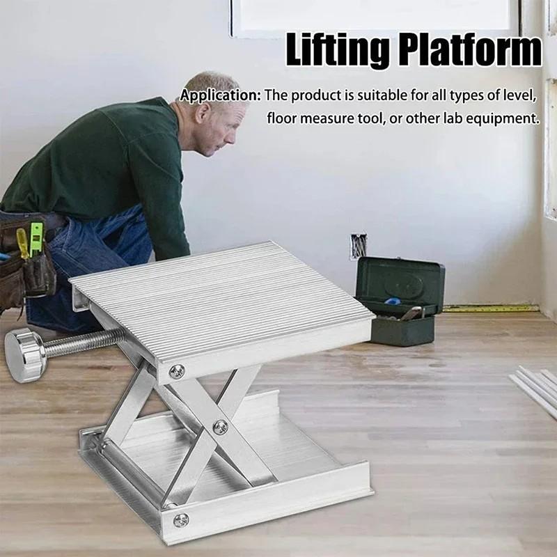Universal Laser Level Bracket, Adjustable Lab Lift Platform, Stable Support for Precision Measurements, Ideal for Professional Use