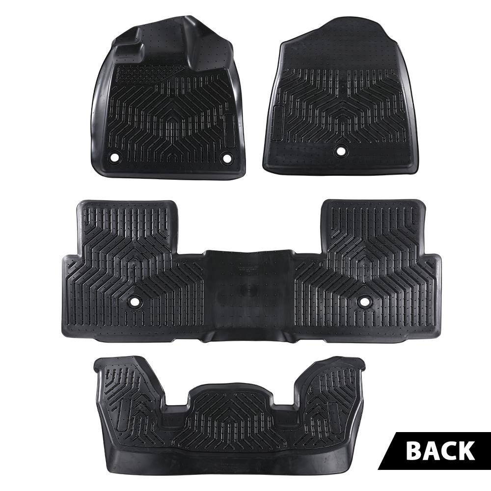 For 2023-2024 Honda Pilot TPE Floor Mats All Weather Floor Mats Rubber Liners,Waterproof Anti-slip Durable Floor Mats,Car Accessories