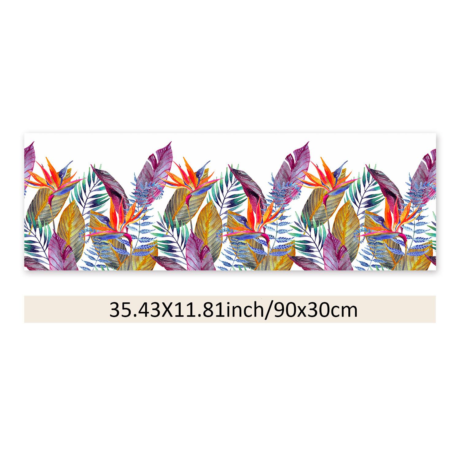 Floral Static Glass Sticker Roll, Removable French Style Glass Film, Room Renovation Decor, Balcony Decoration, No Glue Required