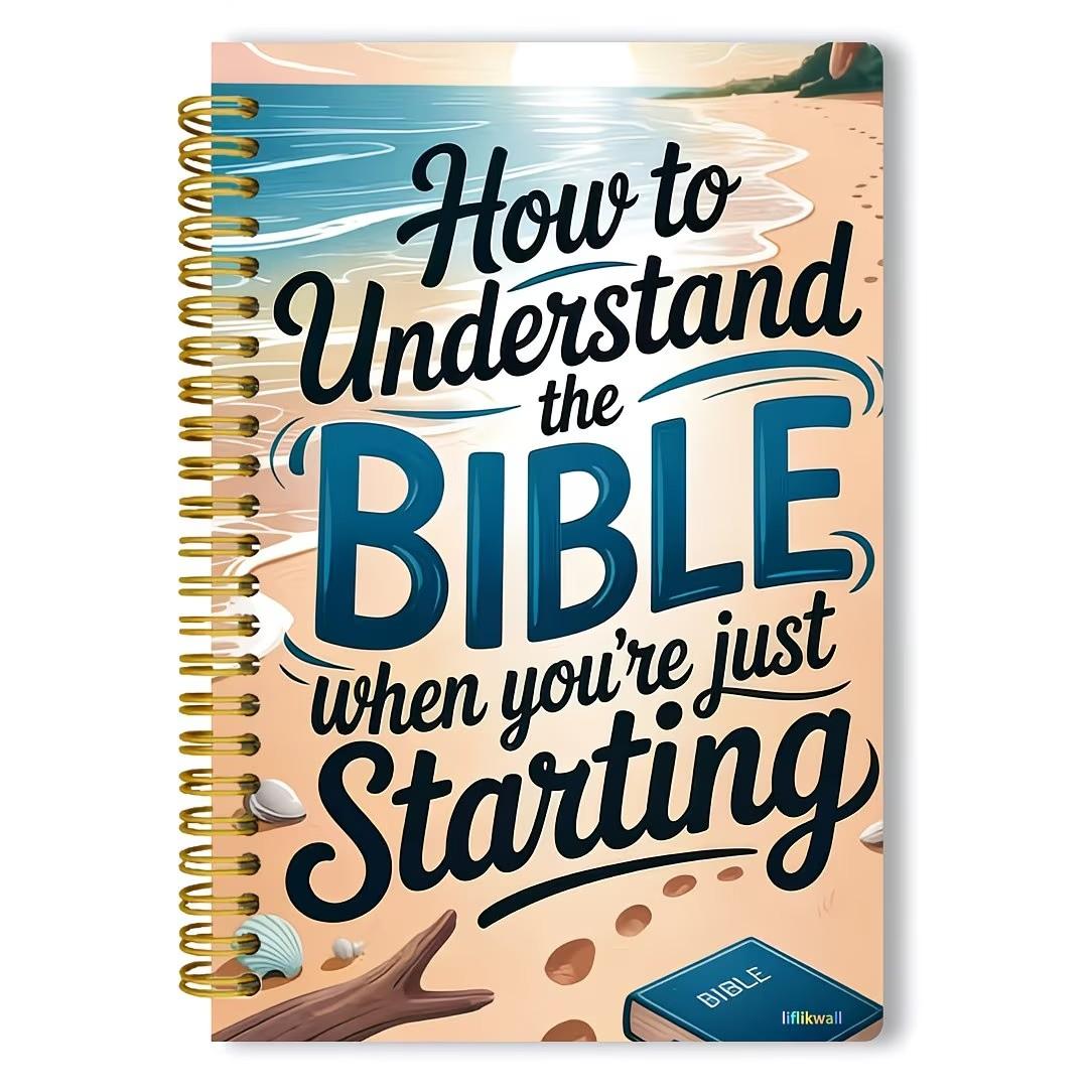 Bible Study Plan Guide, 52-Week Cycle, Size 13.97×21.08cm, Includes Registration, Reading, Prayer & Exploring the Power of the Bible