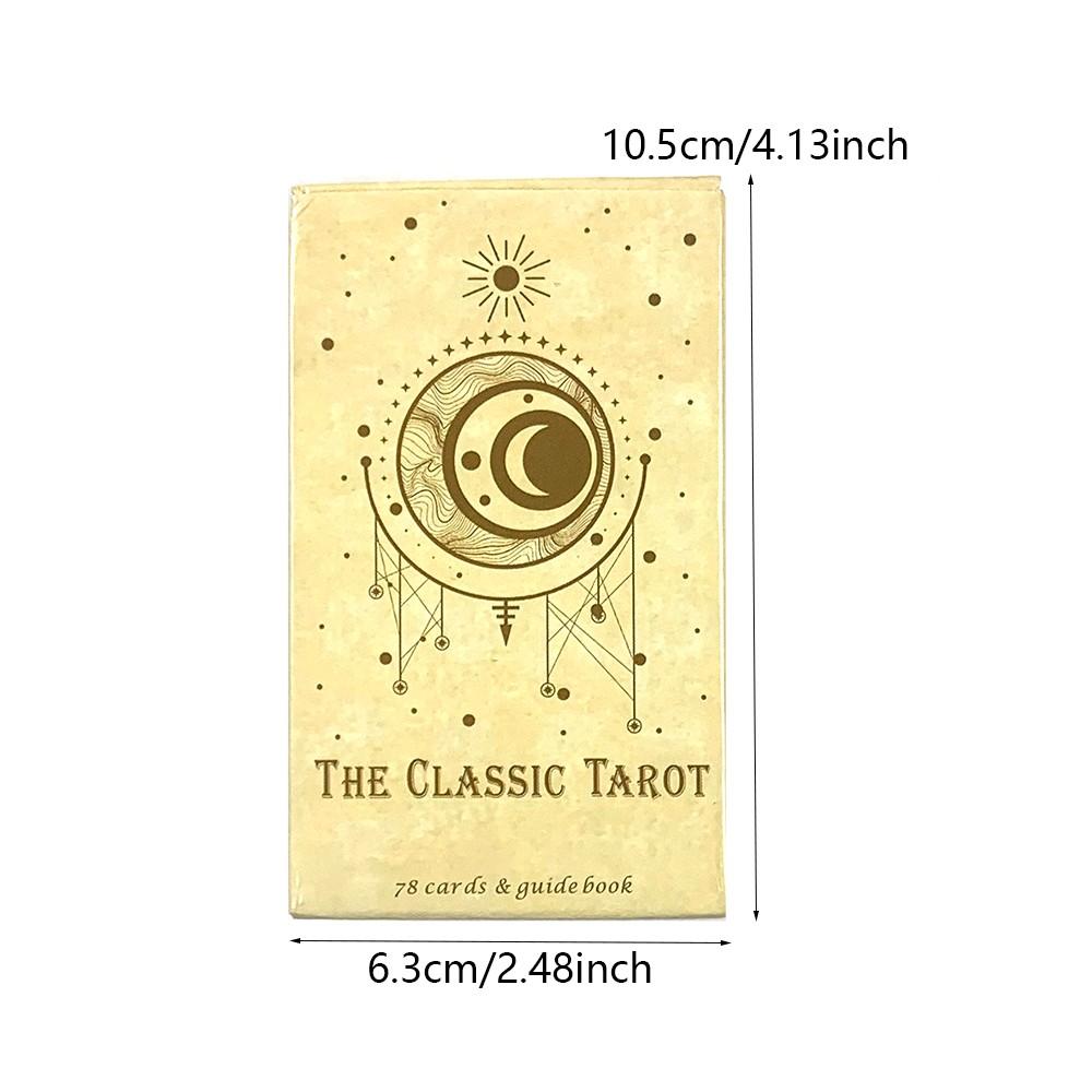 78 Classic Tarot Cards, Portable Fortune-Telling Game, Brain Teaser Multiplayer, Fun Party Games, Birthday Gift, Easter, Christmas, Halloween