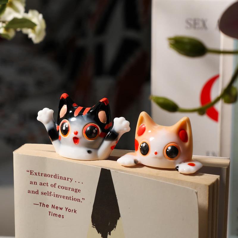 Bookmark Resin Molds Silicone, Cute 3D Animal Bookmark Silicone Molds for Epoxy Resina with Paperclip Pattern 3mm Thin,Small Bookmarks Molds for UV Resin Crafts,Gifts for Book Lovers - LET’S Resin