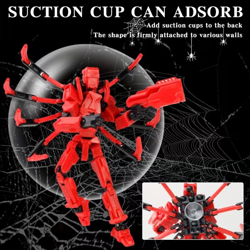 T13 Action Puppet Spider Robot 5.7 Inch, Transforming Spider Mecha