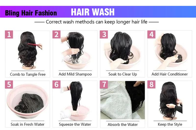 Bling Hair Reddish Brown Wig Body Wave 13x6 HD Lace Frontal Wigs 100% Human Hair HD Lace Front Human Hair Wigs For Women